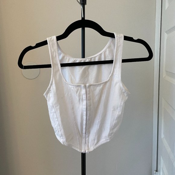 Corset Cropped Top - Picture 2 of 3